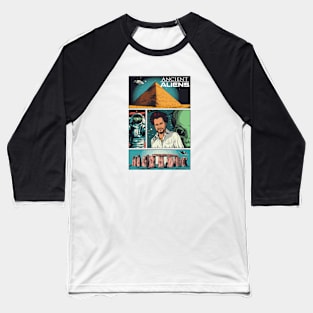 Ancient Aliens Comic Page Baseball T-Shirt